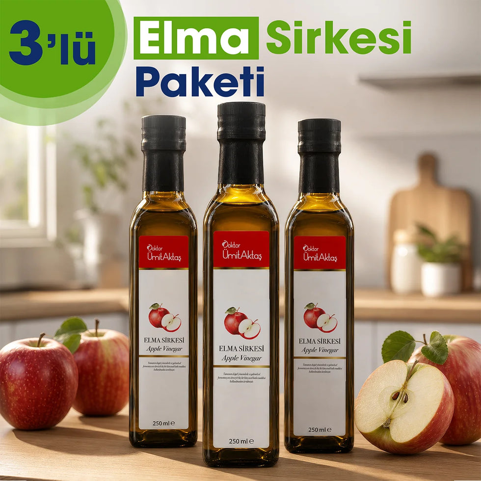 3'lü Elma Sirkesi Paketi