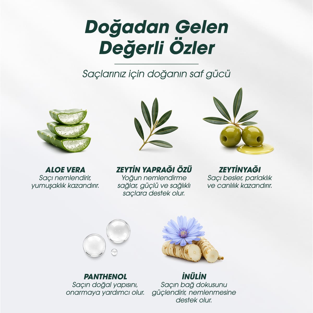 OleaDerma %98 Doğal Saç Kremi - 250 mL