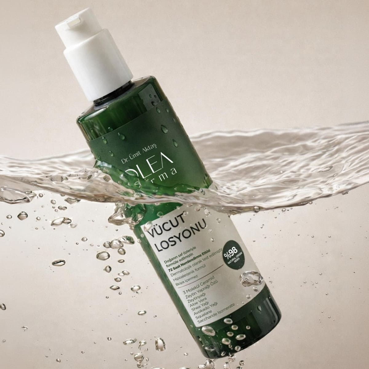OleaDerma %98 Doğal Vücut Losyonu - 250 mL