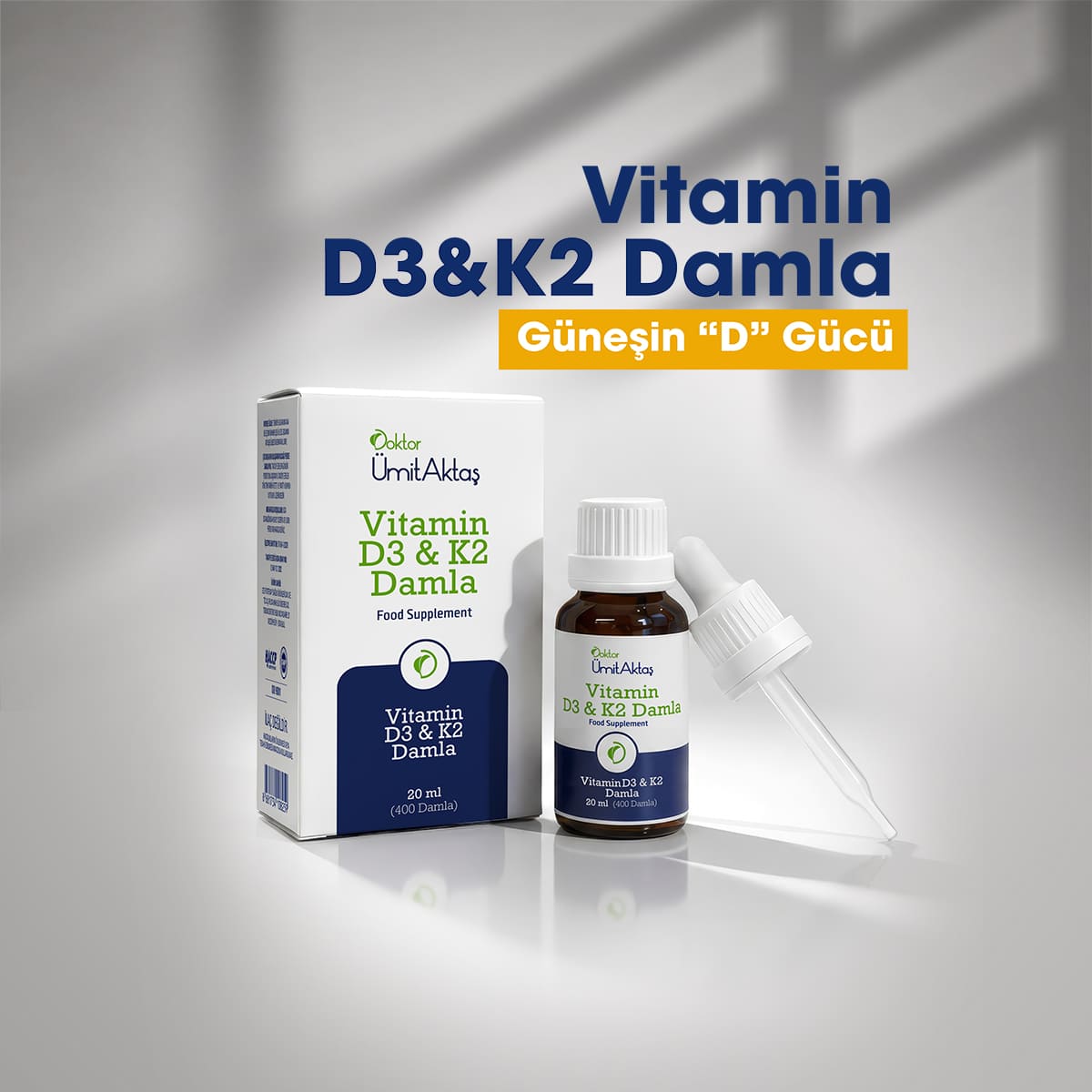 Vitamin D3 & K2 Damla