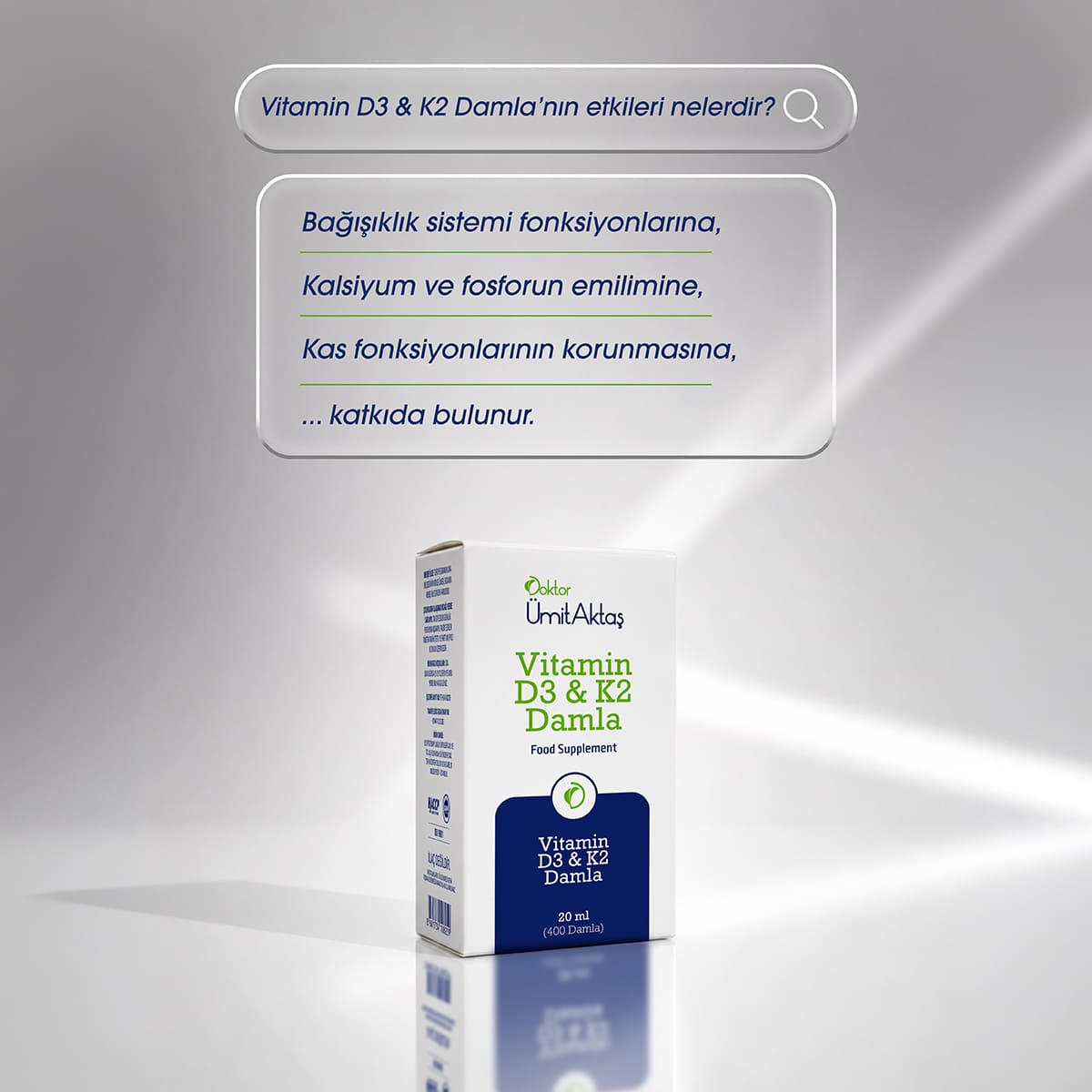 Vitamin D3 & K2 Damla