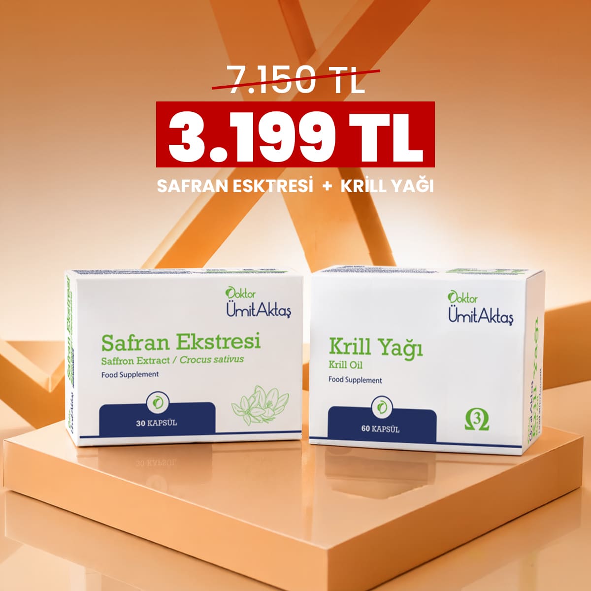 Safran Ekstresi + Krill Yağı Paketi