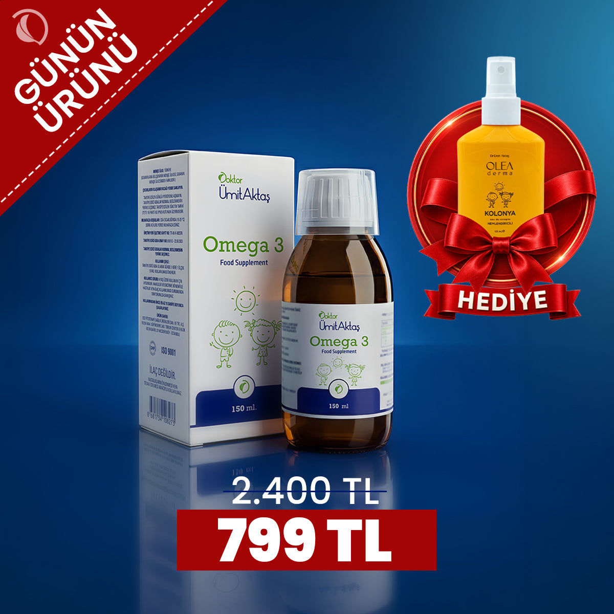 Omega 3 Şurup | +Kolonya Hediyeli