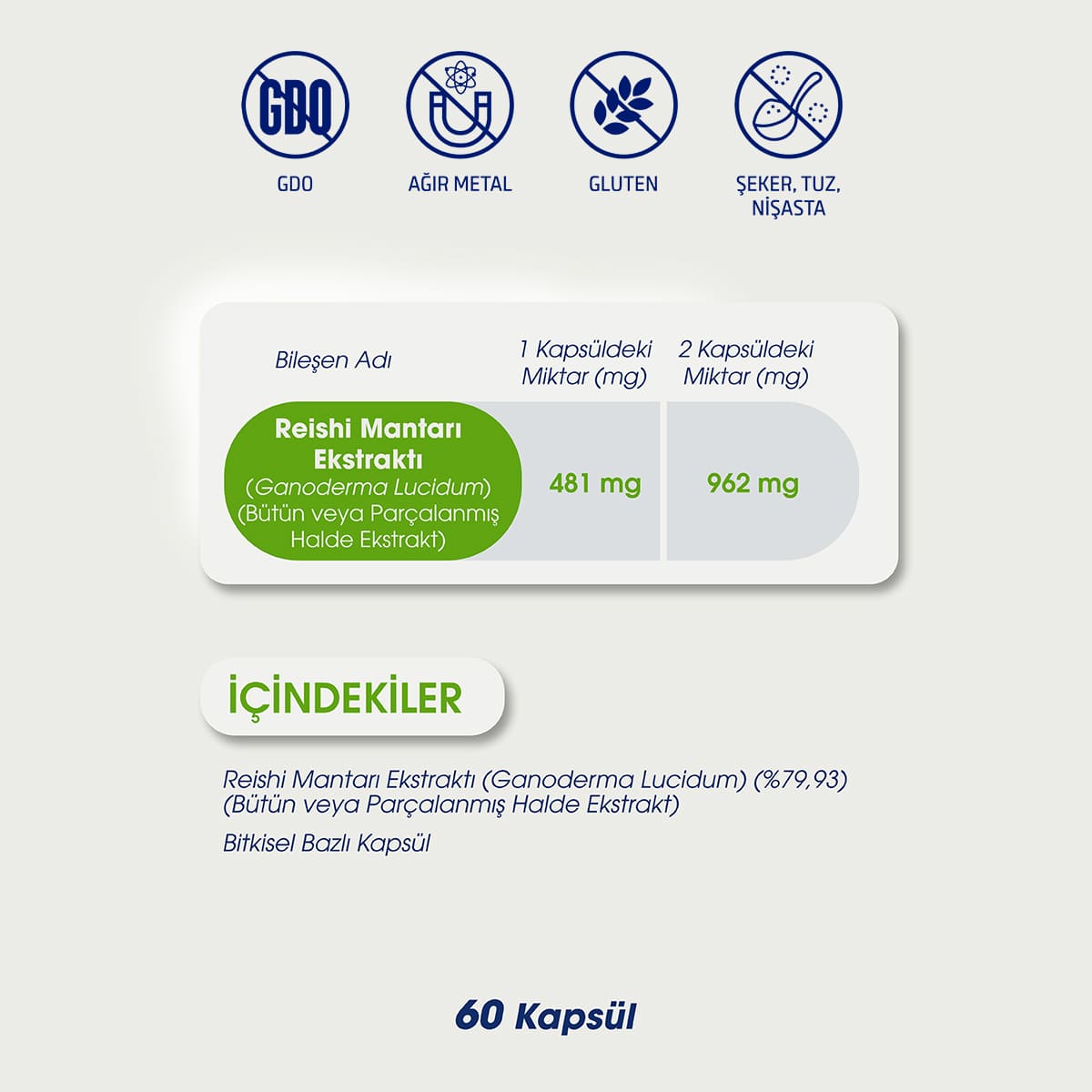 Reishi Mantarı Ekstraktı
