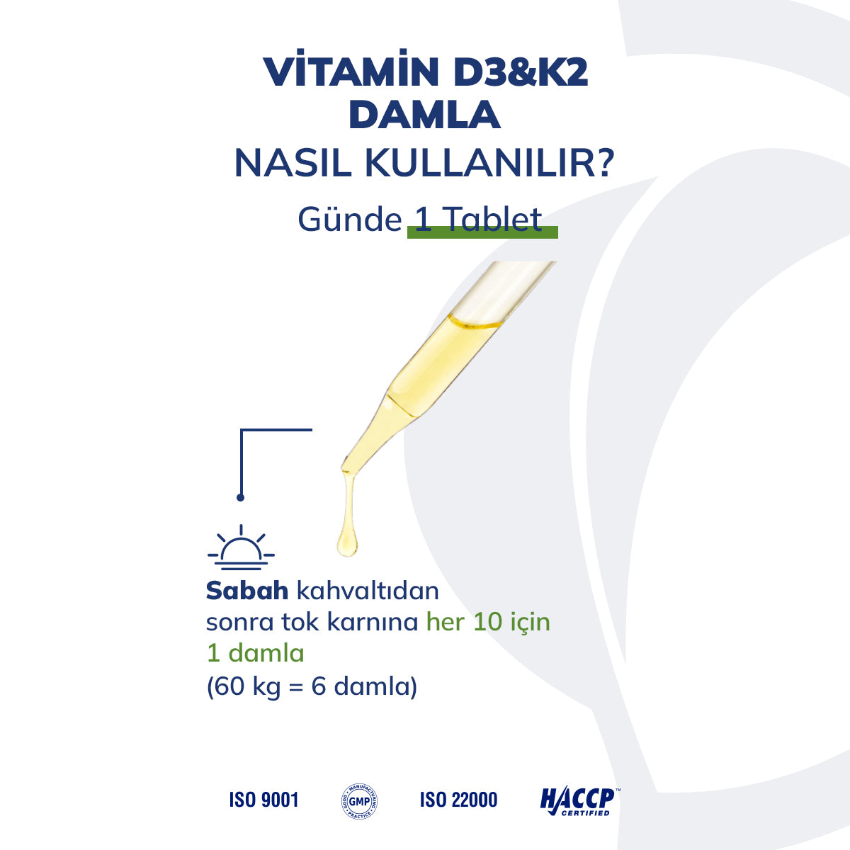 Vitamin D3 & K2 Damla