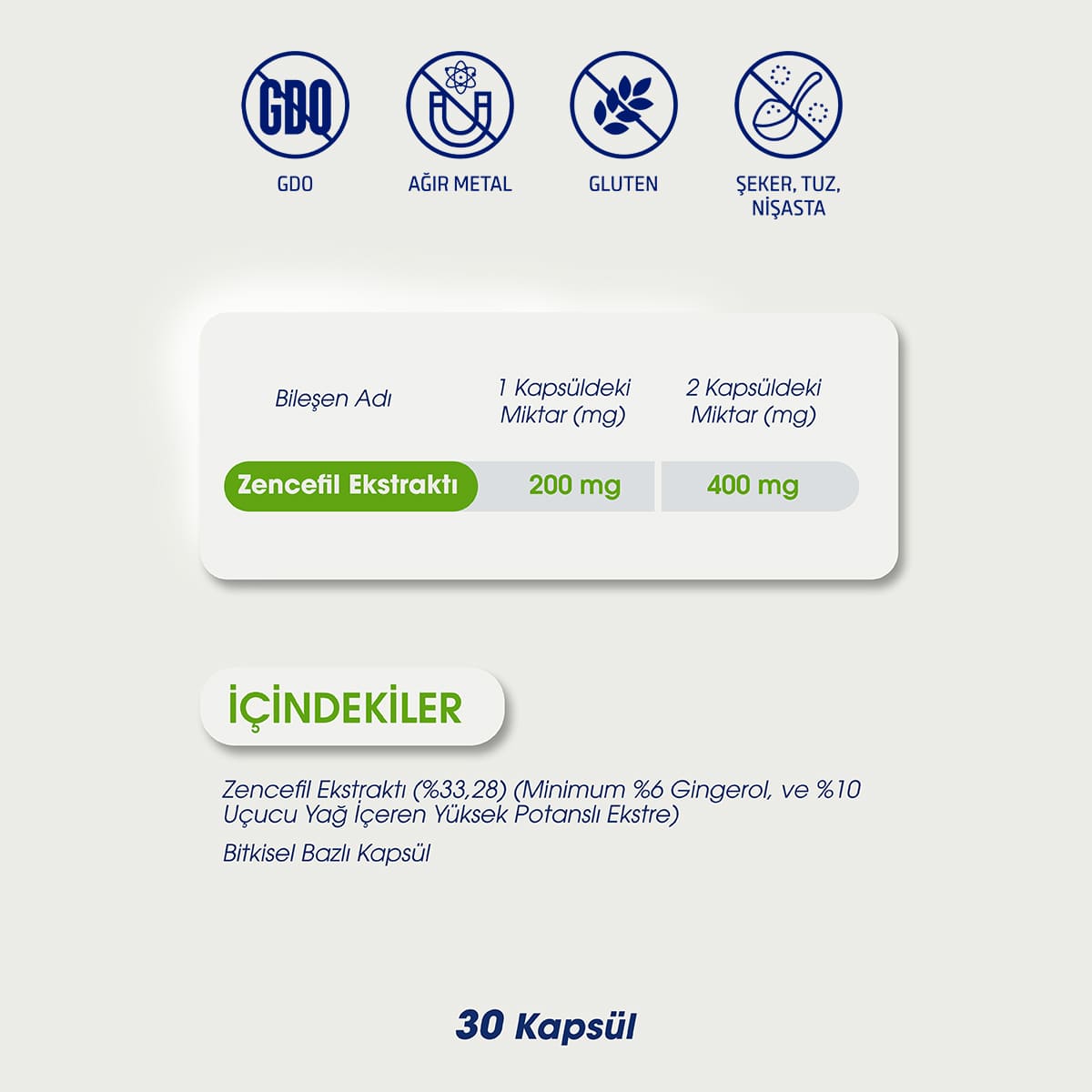 Zencefil Ekstraktı