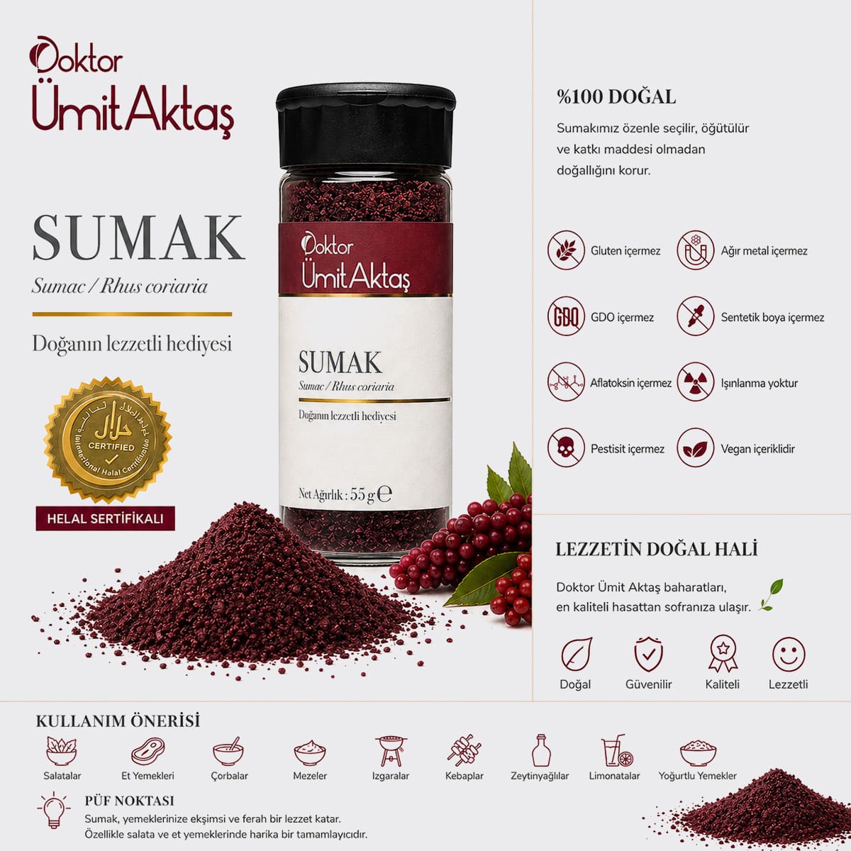 Sumak – Helal Sertifikalı - Temiz Gıda